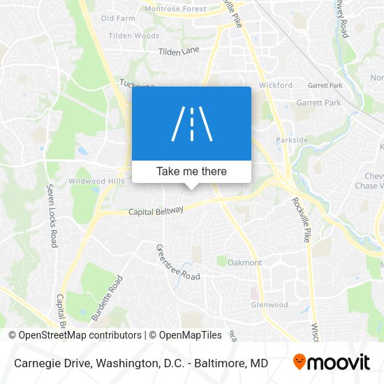 Mapa de Carnegie Drive
