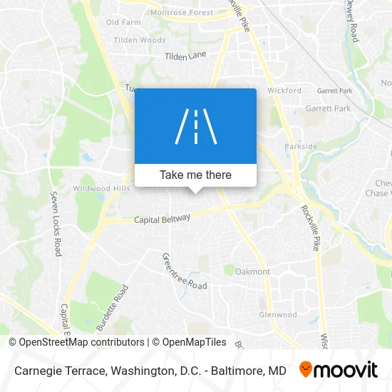 Carnegie Terrace map