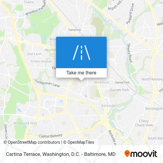 Cartina Terrace map