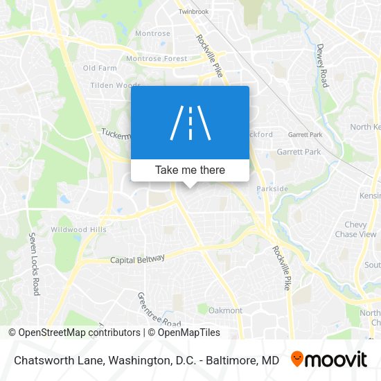 Mapa de Chatsworth Lane