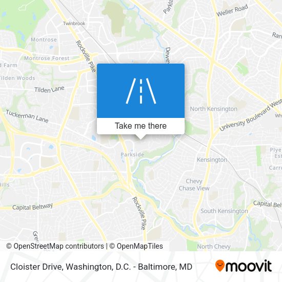 Mapa de Cloister Drive