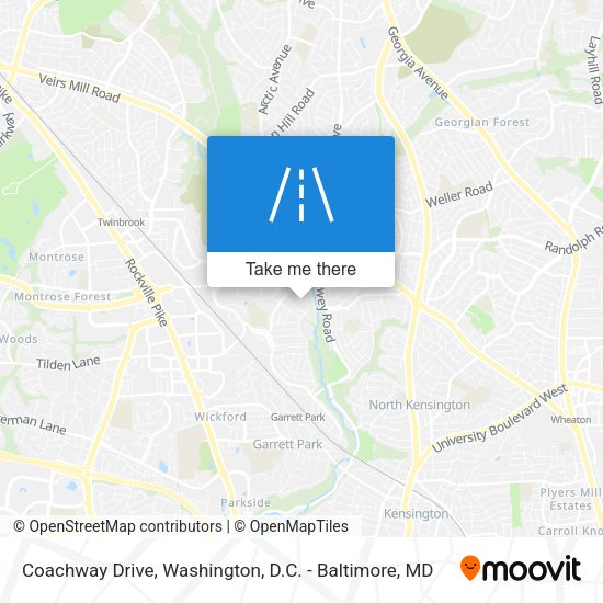 Mapa de Coachway Drive