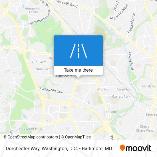 Mapa de Dorchester Way
