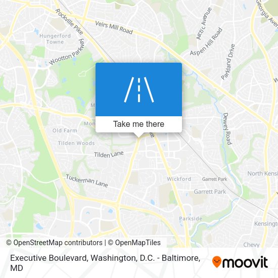 Executive Boulevard map