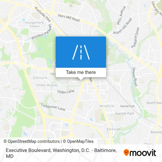 Executive Boulevard map