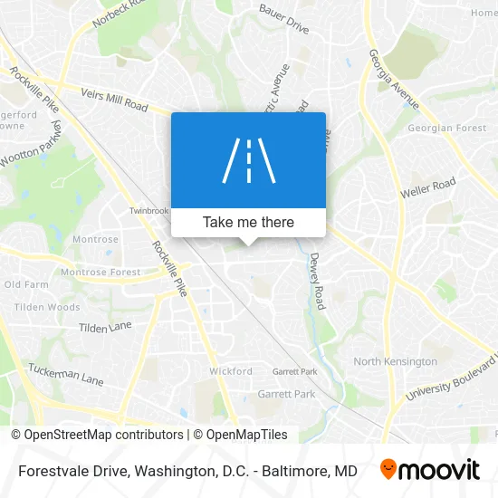 Forestvale Drive map