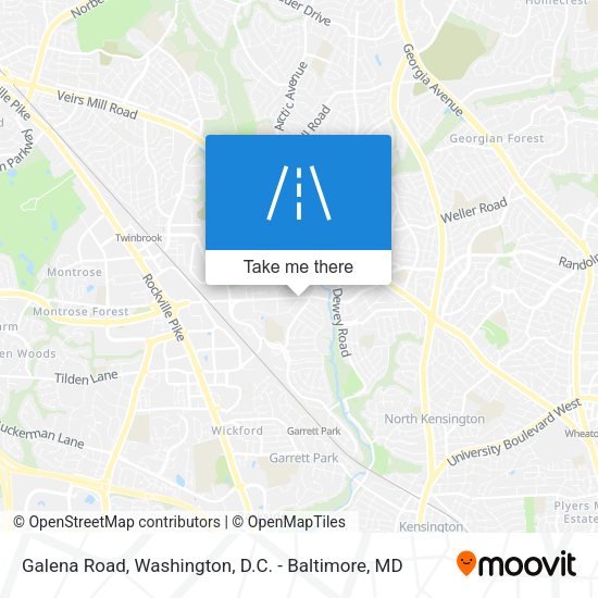 Galena Road map