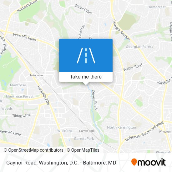 Mapa de Gaynor Road