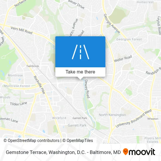 Gemstone Terrace map