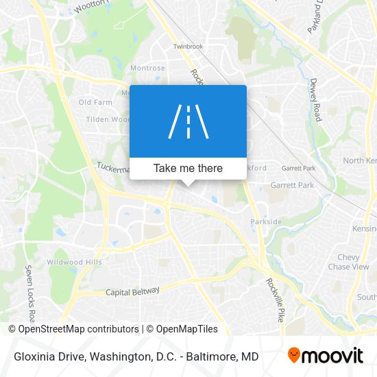 Gloxinia Drive map