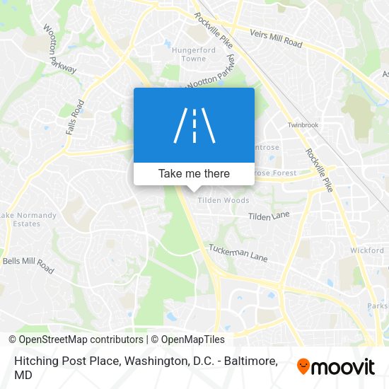 Mapa de Hitching Post Place