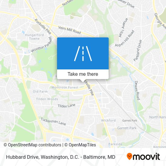 Mapa de Hubbard Drive