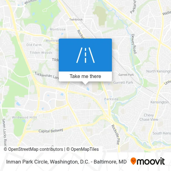 Inman Park Circle map