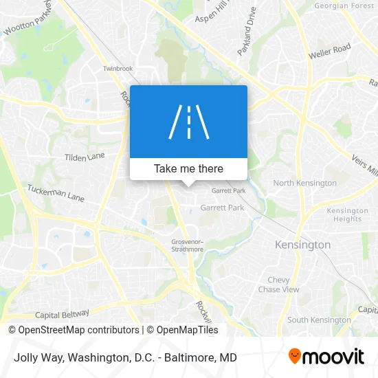 Jolly Way map