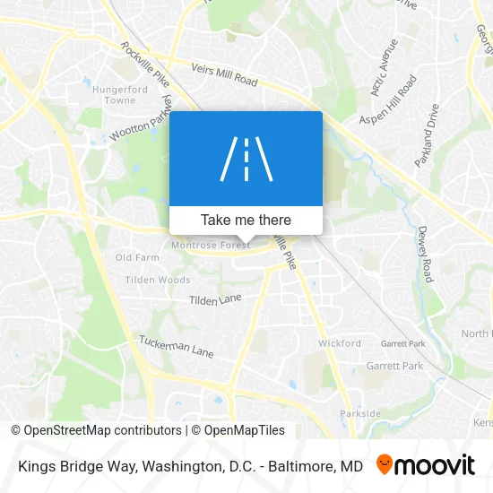 Mapa de Kings Bridge Way