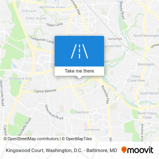 Kingswood Court map