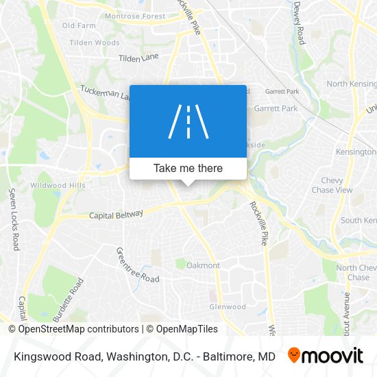 Mapa de Kingswood Road