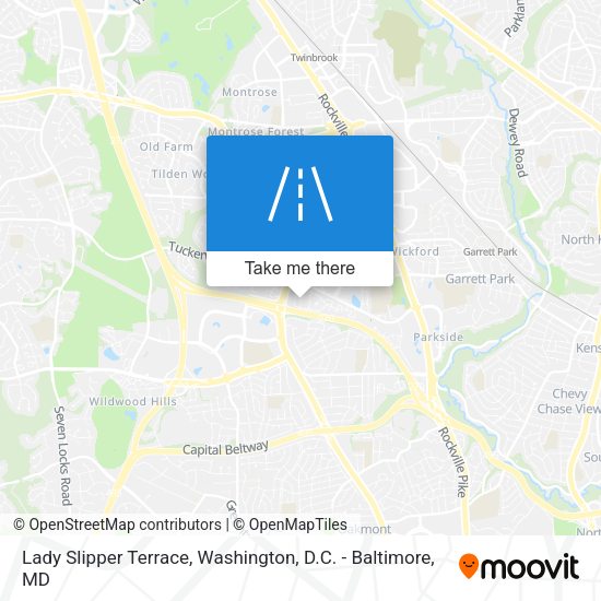 Lady Slipper Terrace map