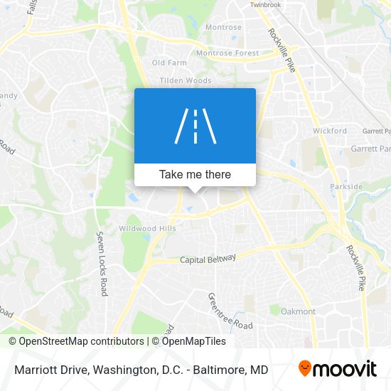 Marriott Drive map