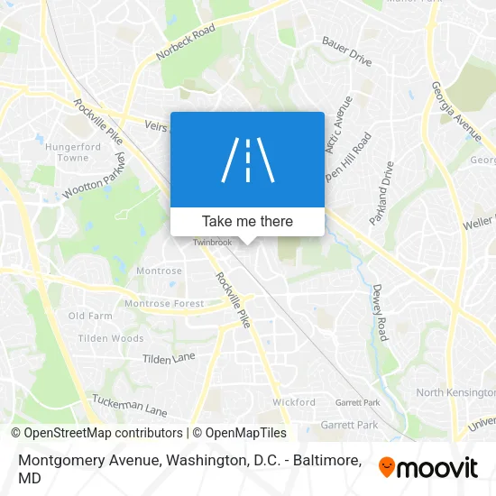 Montgomery Avenue map