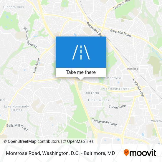 Montrose Road map