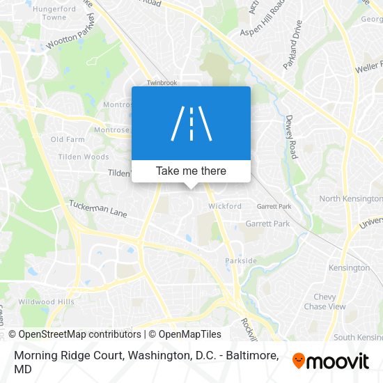 Mapa de Morning Ridge Court