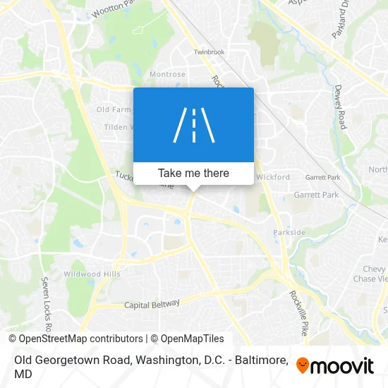 Old Georgetown Road map