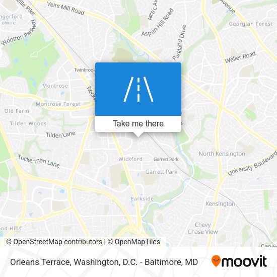 Orleans Terrace map