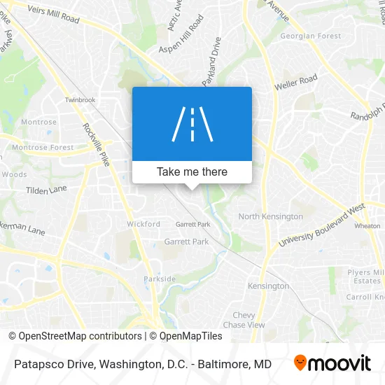 Patapsco Drive map