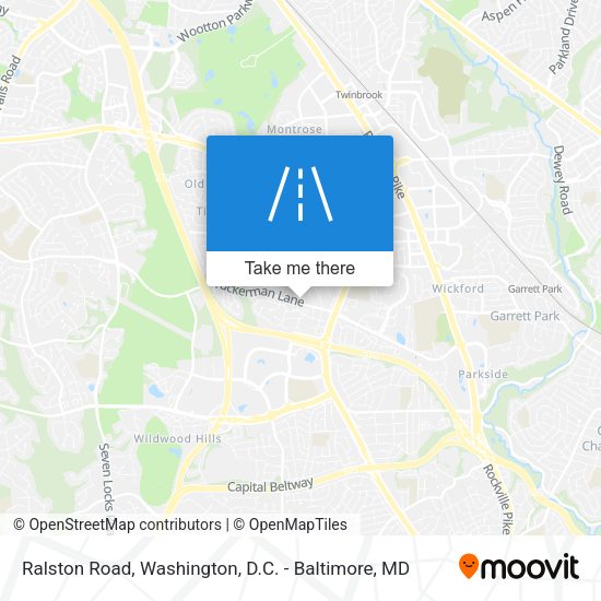 Ralston Road map