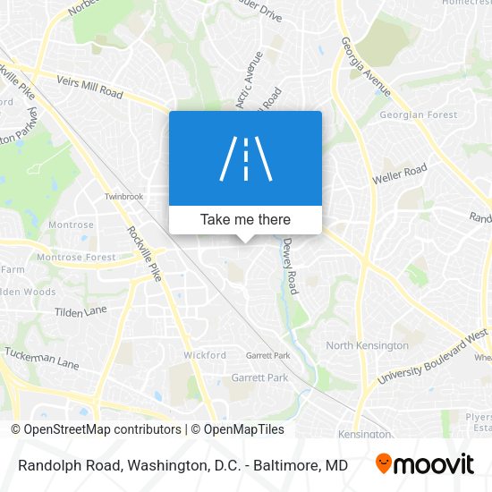 Randolph Road map