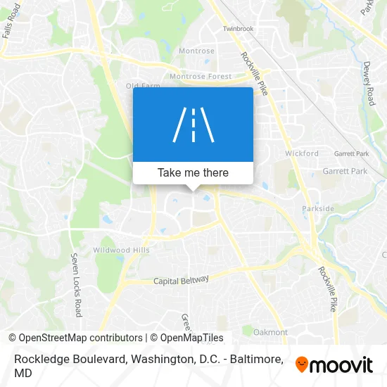 Rockledge Boulevard map