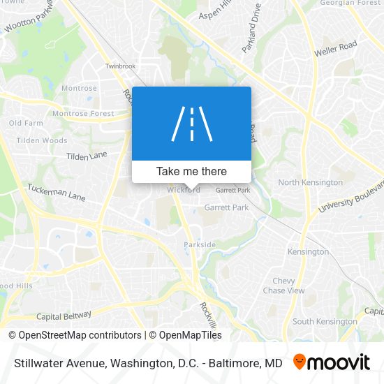 Mapa de Stillwater Avenue