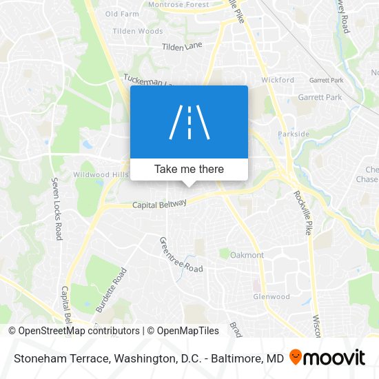 Stoneham Terrace map