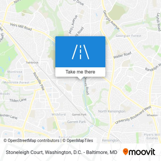 Mapa de Stoneleigh Court