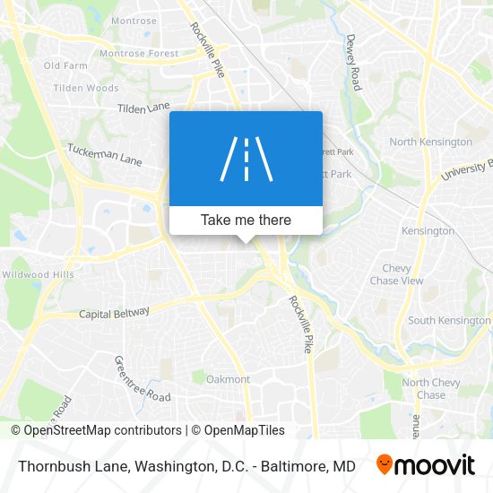 Mapa de Thornbush Lane