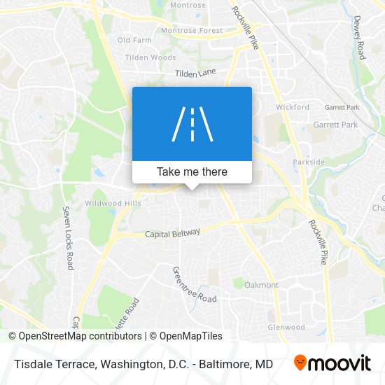 Mapa de Tisdale Terrace