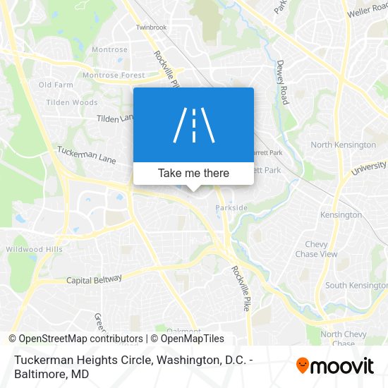 Tuckerman Heights Circle map