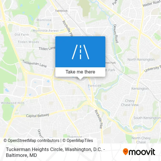 Tuckerman Heights Circle map