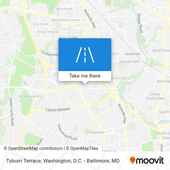 Tyburn Terrace map