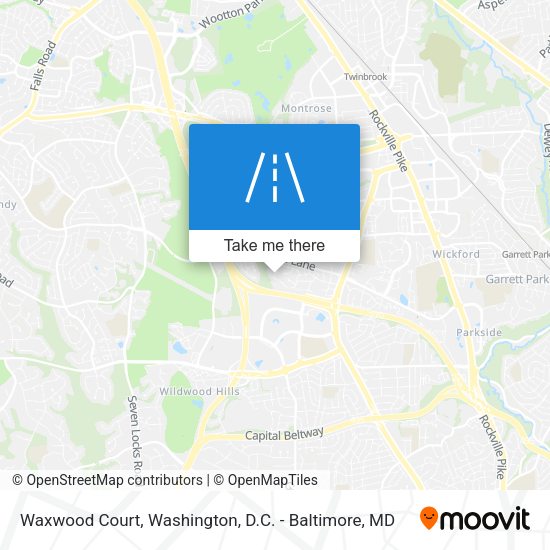 Waxwood Court map