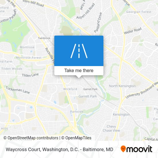 Waycross Court map