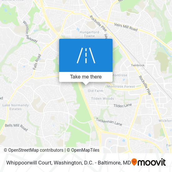 Whippoorwill Court map