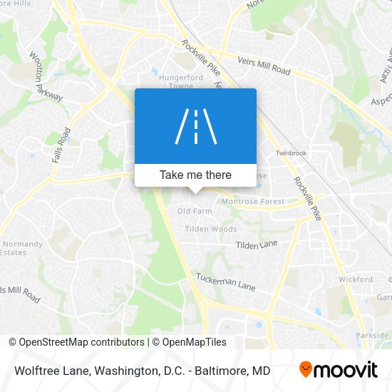 Wolftree Lane map