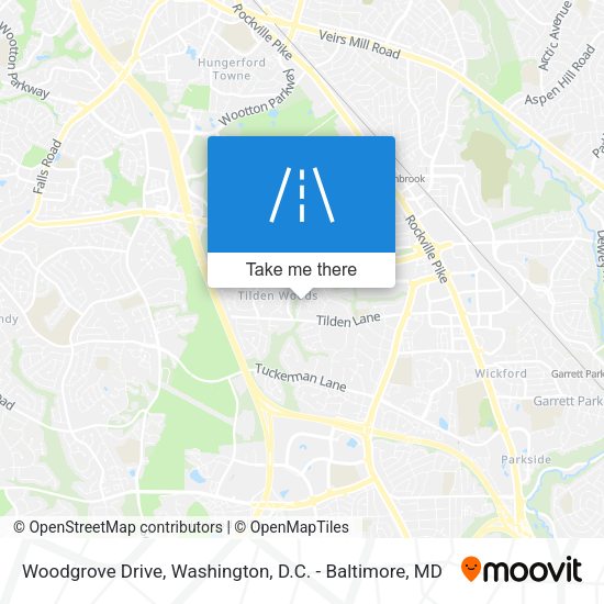 Woodgrove Drive map