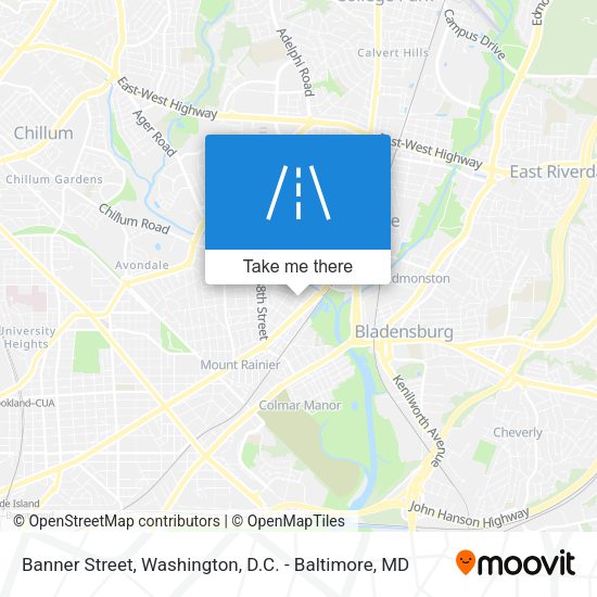 Banner Street map