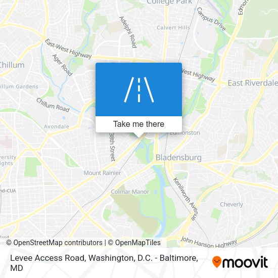 Mapa de Levee Access Road