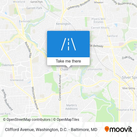 Mapa de Clifford Avenue