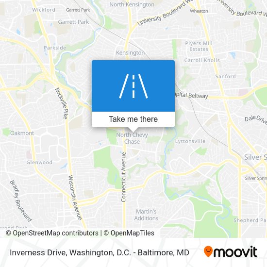 Inverness Drive map