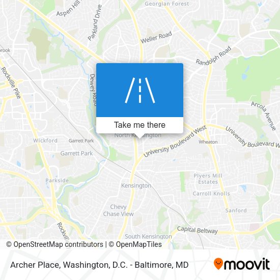 Archer Place map